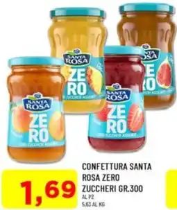 DPiù Confettura santa rosa zero zuccheri offerta