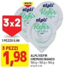 DPiù Alpli̇kefir cremoso bianco offerta