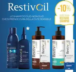 Coop Restivcil lo shampoo olio-non olio che si prende cura della cute sensibile offerta