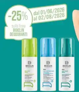 Coop Bioclin deodoranti offerta
