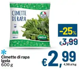 Qui Discount Cimette di rapa Igela offerta