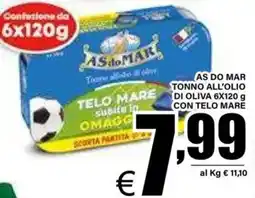 DEM As do mar tonno all'olio di oliva con telo mare offerta