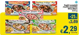 Qui Discount Sughi surgelati ricette Wiva Mare offerta