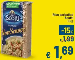 Qui Discount Riso parboiled Scotti offerta