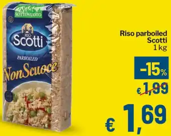Qui Discount Riso parboiled Scotti offerta
