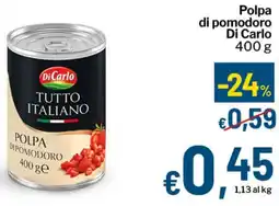 Qui Discount Polpa di pomodoro Di Carlo offerta
