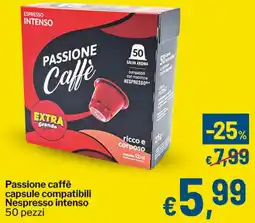 Qui Discount Passione caffè capsule compatibili Nespresso intenso offerta