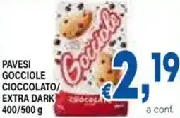 DEM Pavesi gocciole cioccolato extra dark offerta
