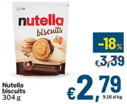 Qui Discount Nutella biscuits offerta