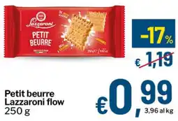 Qui Discount Petit beurre Lazzaroni flow offerta