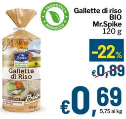 Qui Discount Gallette di riso BIO Mr.Spike offerta