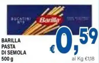 DEM Barilla pasta di semola offerta