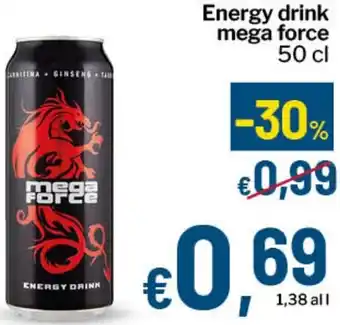 Qui Discount Energy drink mega force offerta