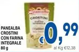 DEM Panealba crostini con farina integrale offerta