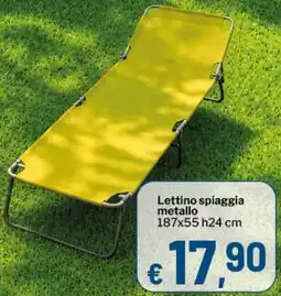 Qui Discount Lettino spiaggia metallo offerta