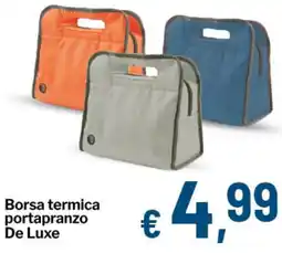 Qui Discount Borsa termica portapranzo De Luxe offerta