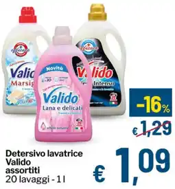Qui Discount Detersivo lavatrice Valido offerta