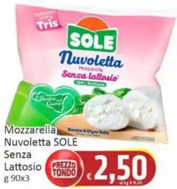 Paghi Poco Mozzarella Nuvoletta SOLE Senza Lattosio offerta
