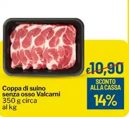 Qui Discount Coppa di suino senza osso Valcarni offerta