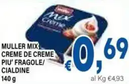 DEM Muller mix creme de creme piu' fragole/ cialdine offerta