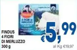 DEM Findus 4 fiori di merluzzo offerta