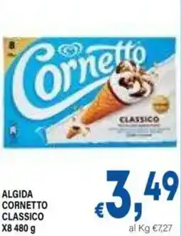 DEM Algida cornetto classico x8 offerta