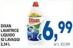 DEM Dixan lavatrice liquido offerta