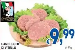 DEM Hamburger di vitello offerta