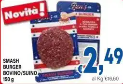 DEM Smash burger bovino/suino offerta