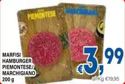 DEM Marfisi hamburger piemontese/ marchigiano offerta