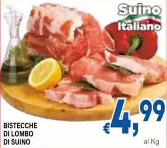 DEM Bistecche di lombo di suino offerta