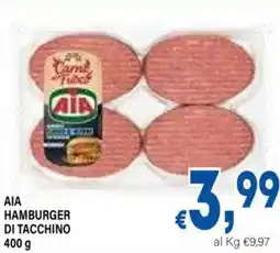 DEM Aia hamburger di tacchino offerta