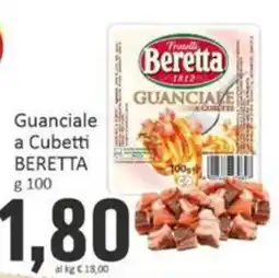 Paghi Poco Guanciale a Cubetti BERETTA offerta
