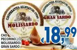 DEM Cao pecorino molissardo/ gran sardo offerta