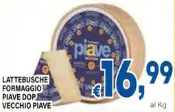 DEM Lattebusche formaggio piave dop vecchio piave offerta