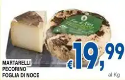 DEM Martarelli pecorino foglia di noce offerta