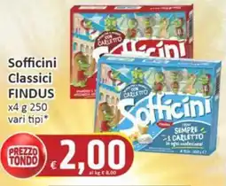 Paghi Poco Sofficini Classici FINDUS offerta