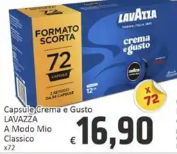 Paghi Poco Capsule Crema e Gusto LAVAZZA A Modo Mio Classico offerta