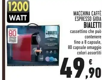 Conad Macchina caffè espresso gioia offerta