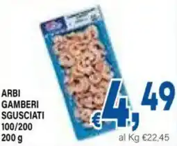 DEM Arbi gamberi sgusciati 100/200 offerta