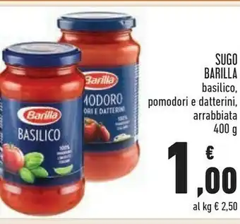 Conad Sugo basilico salsa 400 g offerta