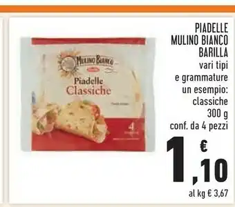 Conad Piadelle classiche 300 g(ml) offerta