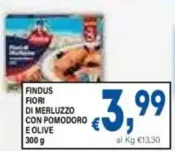 DEM Findus fiori di merluzzo con pomodoro e olive offerta