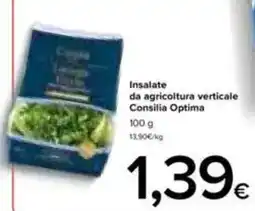 DEM Insalate da agricoltura verticale Consilia Optima offerta