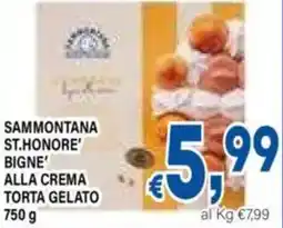 DEM Sammontana st.honore bigne alla crema torta gelato offerta