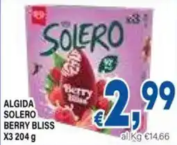DEM Algida solero berry bliss x3 offerta