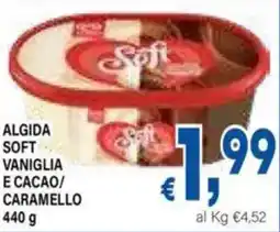 DEM Algida soft vaniglia e cacao/ caramello offerta
