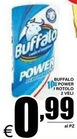 DEM Buffalo power 1 rotolo 2 veli offerta