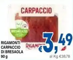 DEM Rigamonti carpaccio di bresaola offerta