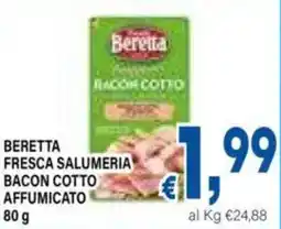 DEM Beretta fresca salumeria bacon cotto affumicato offerta